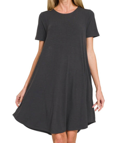 The Jessa Black Dress (S-XL)