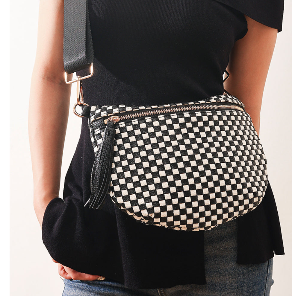 The Eliza Crossbody Checkered Bag (2 Colors)