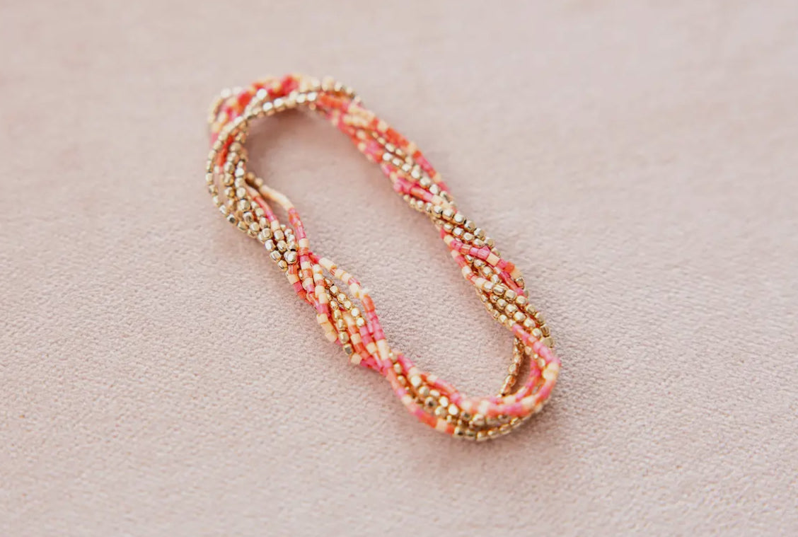 The Sunrise Pink Bracelet Set