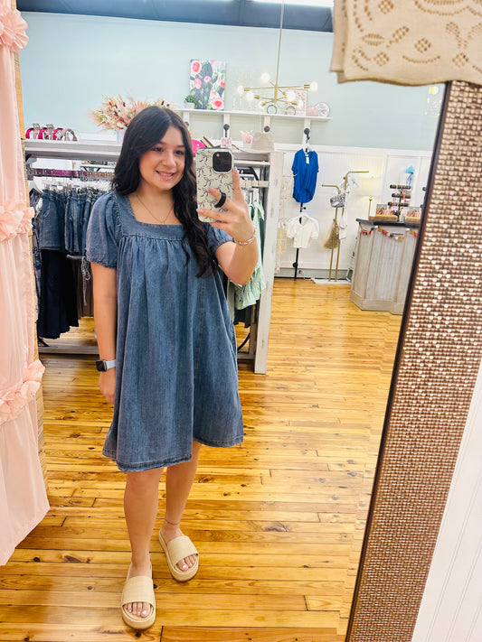 Denim Dreams Dress (S-L)