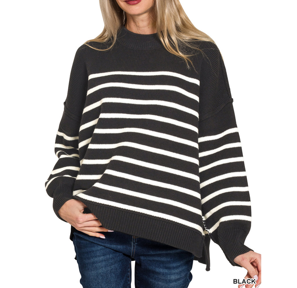 Cozy in Stripes (S/M or L/XL)