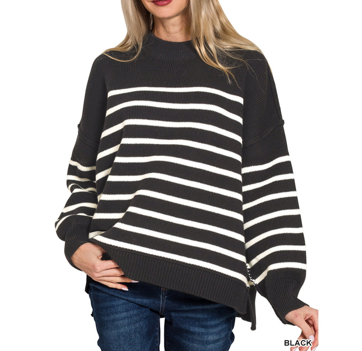 Cozy in Stripes (S/M or L/XL)