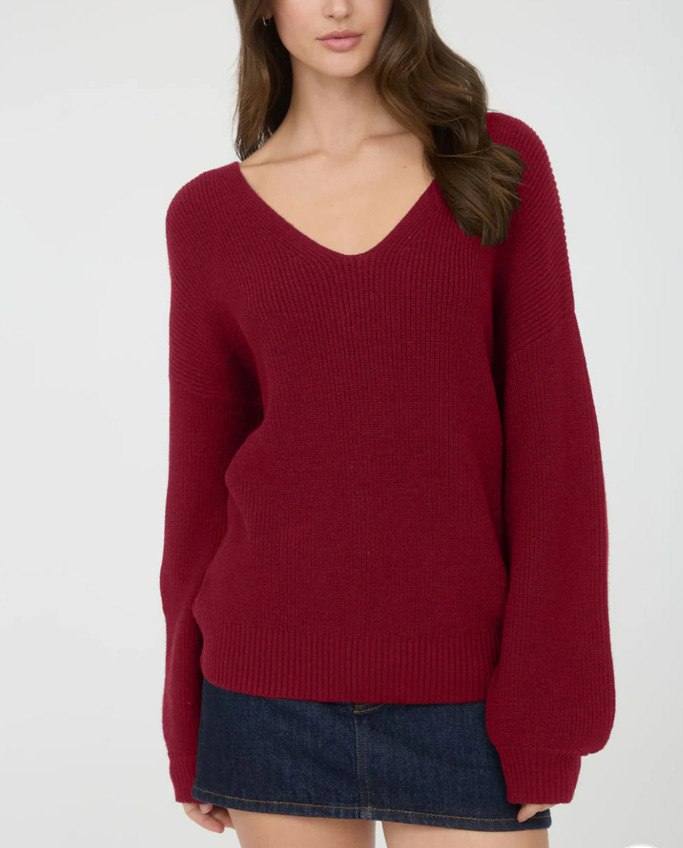 The Kimberly Sweater/ 🎀 Bow in the Back (S-L)(2 COLORS)