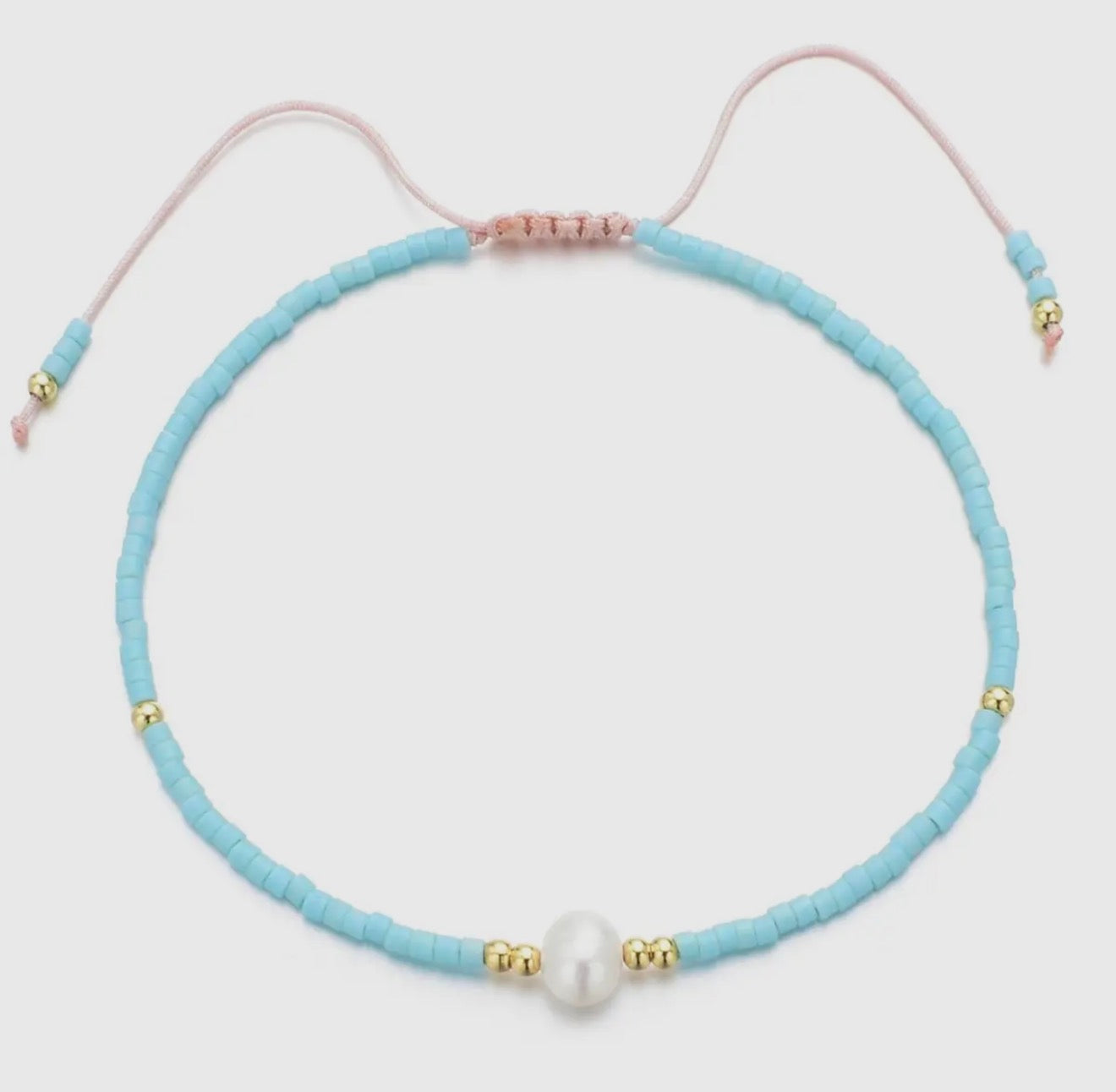 HAND-WOVEN RICE BEADS BRACELET