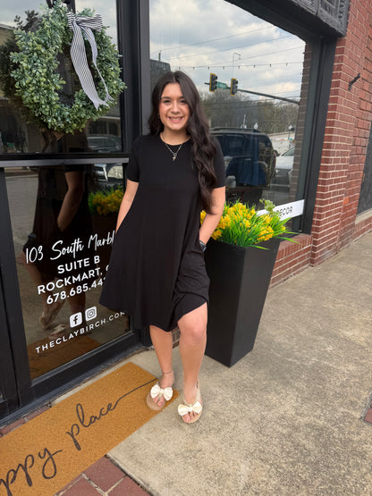 The Jessa Black Dress (S-XL)