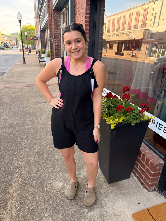 Effortless Tie Romper (S-3X)(2 Colors)