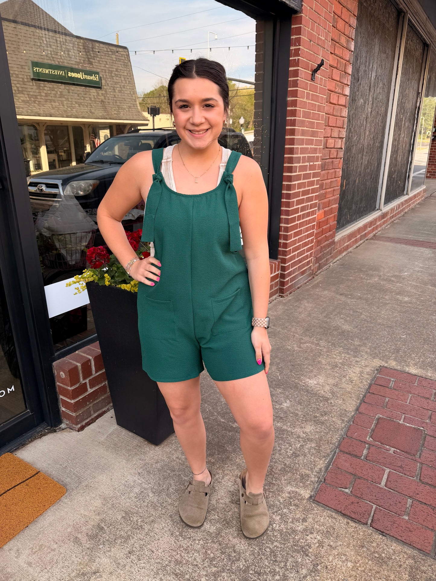 Effortless Tie Romper (S-3X)(2 Colors)