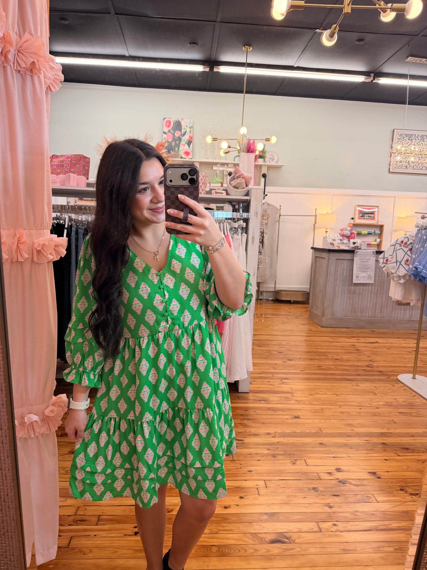 Raya Dress | Early Riser Green (S-L)