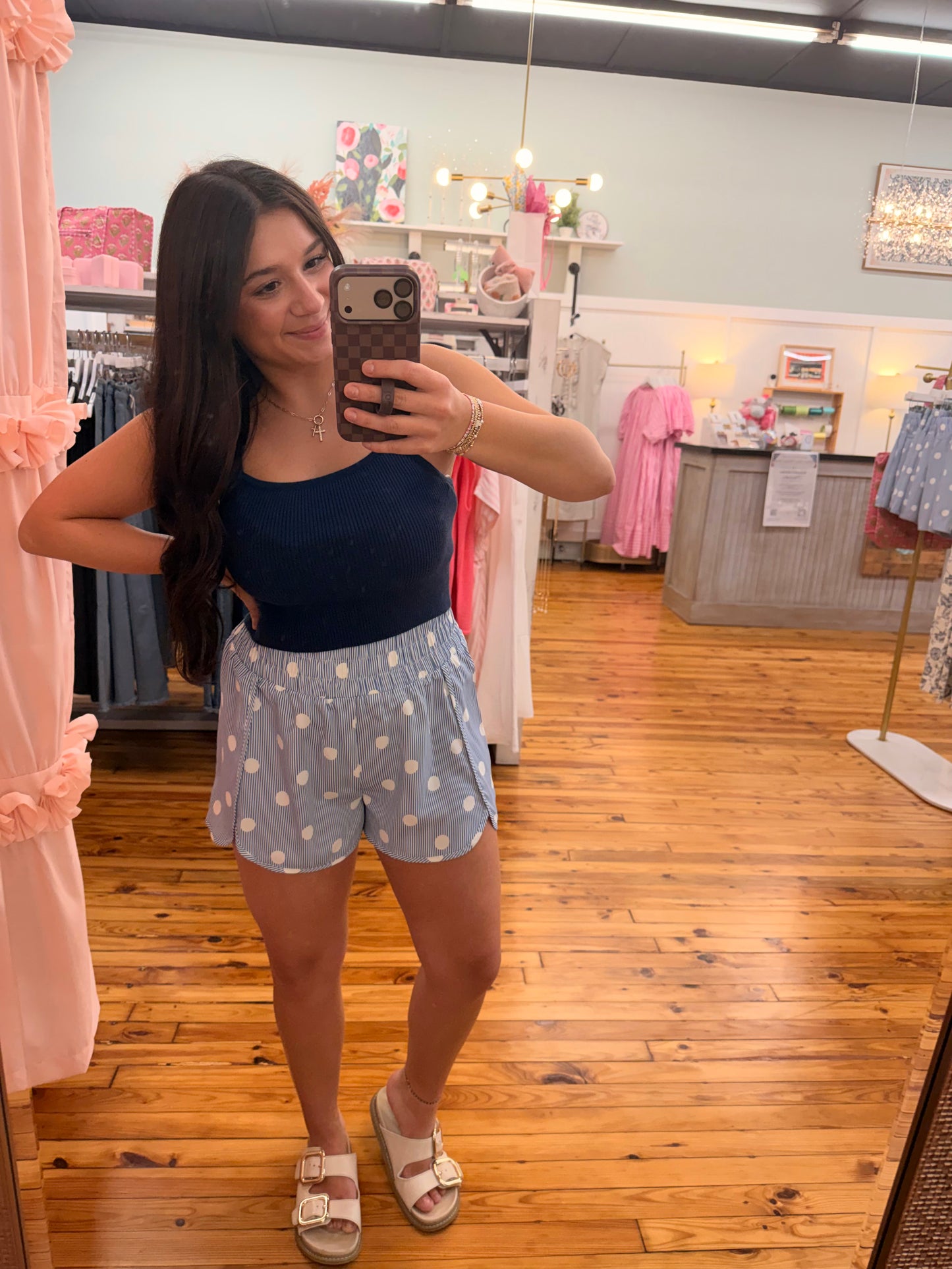 Polka Dot High Waist Casual Shorts (S-XL)