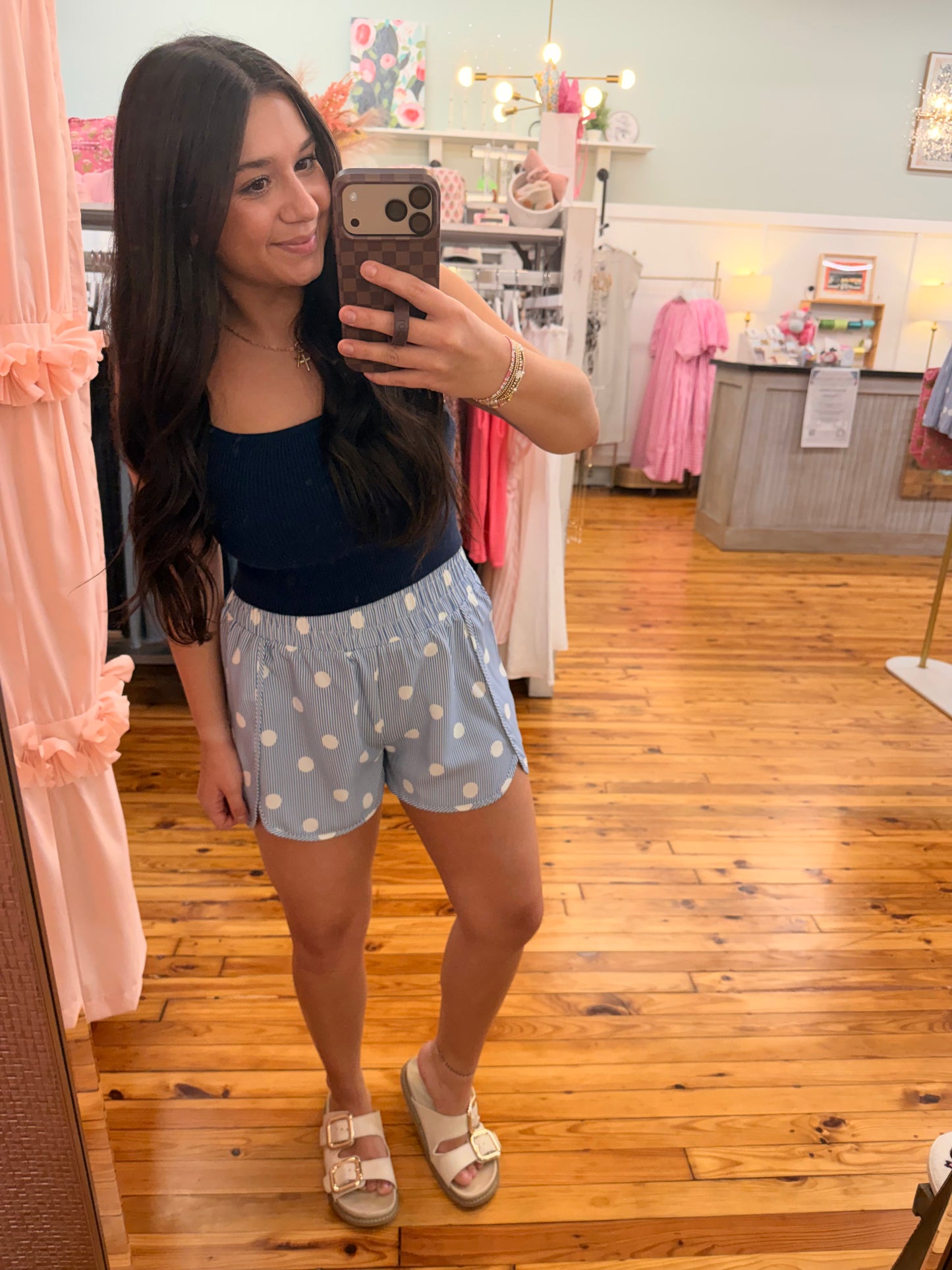 Polka Dot High Waist Casual Shorts (S-XL)