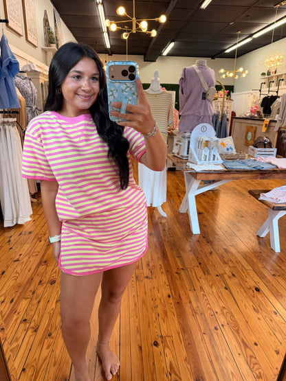 🩷☀️The Summer Stripe Skirt Set (S-XL)