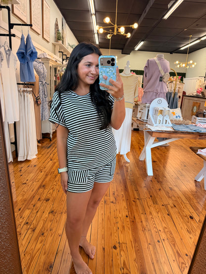 🖤Striped Textured Knit Set (S-XL)
