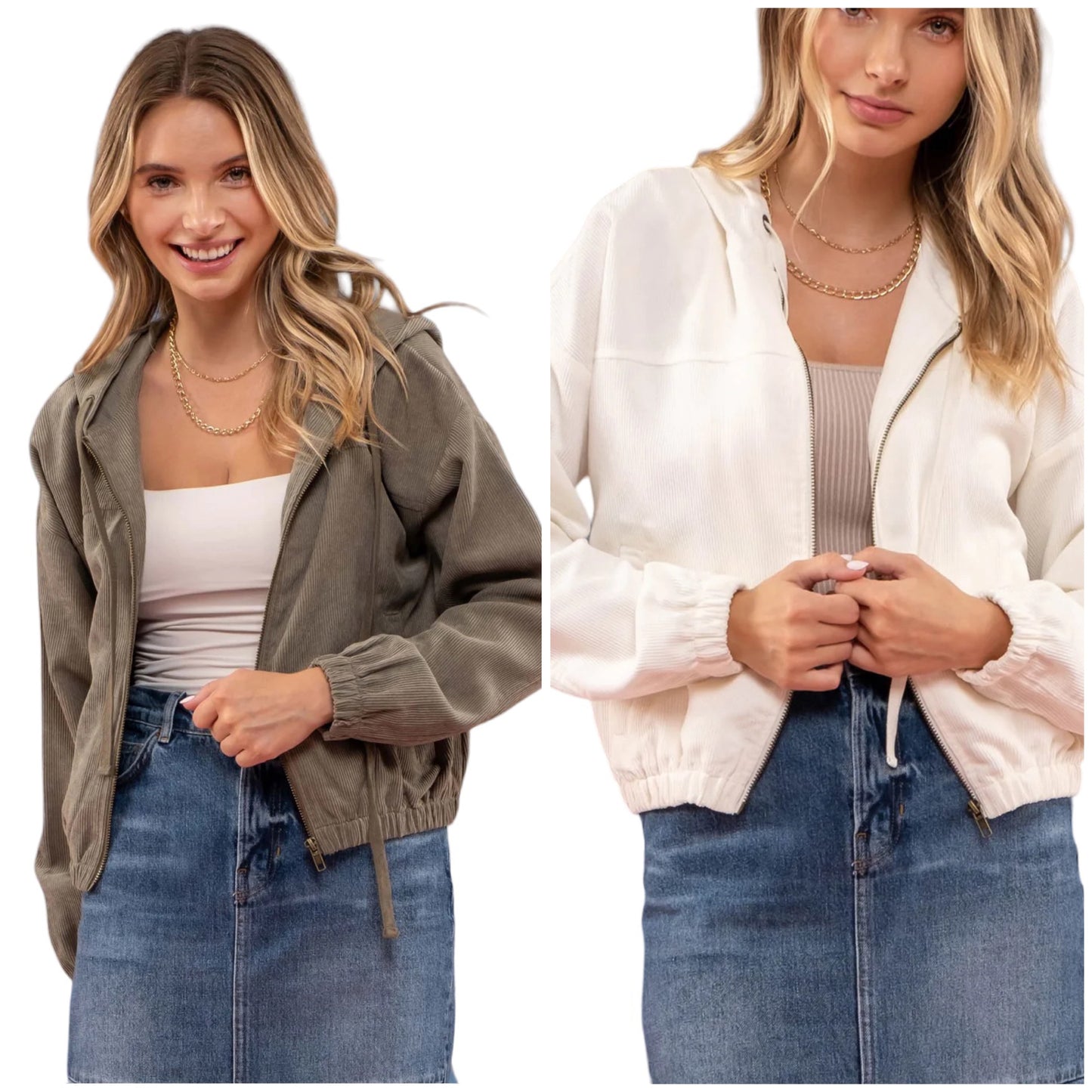 The Kyleigh Corduroy Jacket (2 colors) (S-L)