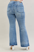 Judy Blue Jeans - HW "Tummy Control " w/ Release Hem Flare (Reg & Plus)