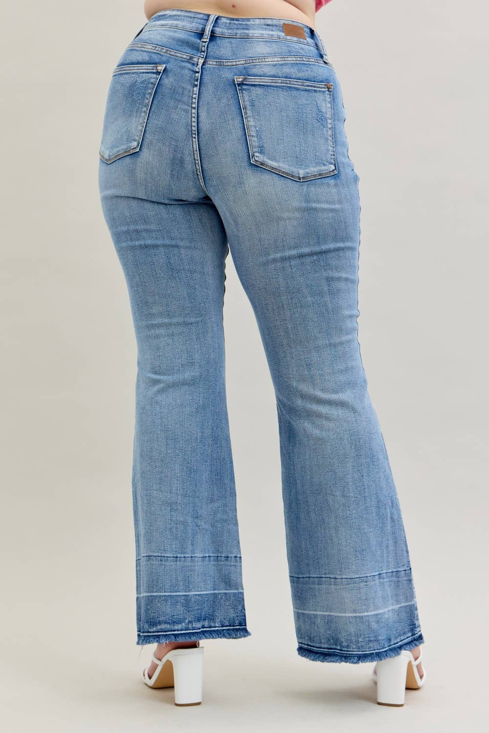 Judy Blue Jeans - HW "Tummy Control " w/ Release Hem Flare (Reg & Plus)