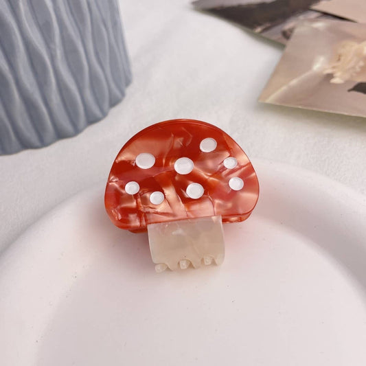 MUSHROOM HAIR CLAW CLIP (2 Colors)