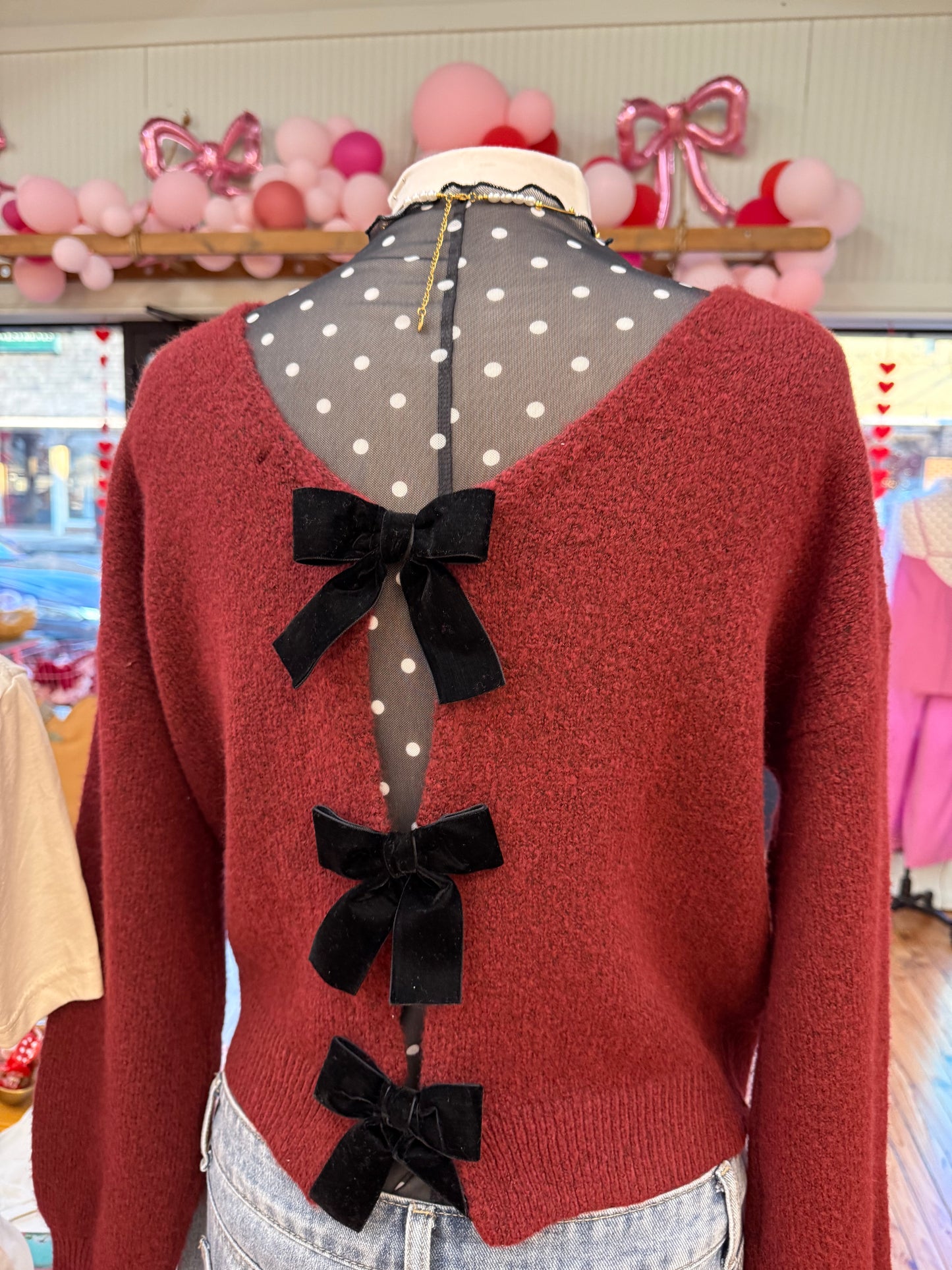 SALE!!The Ansley Bow🎀 Sweater (S-L)