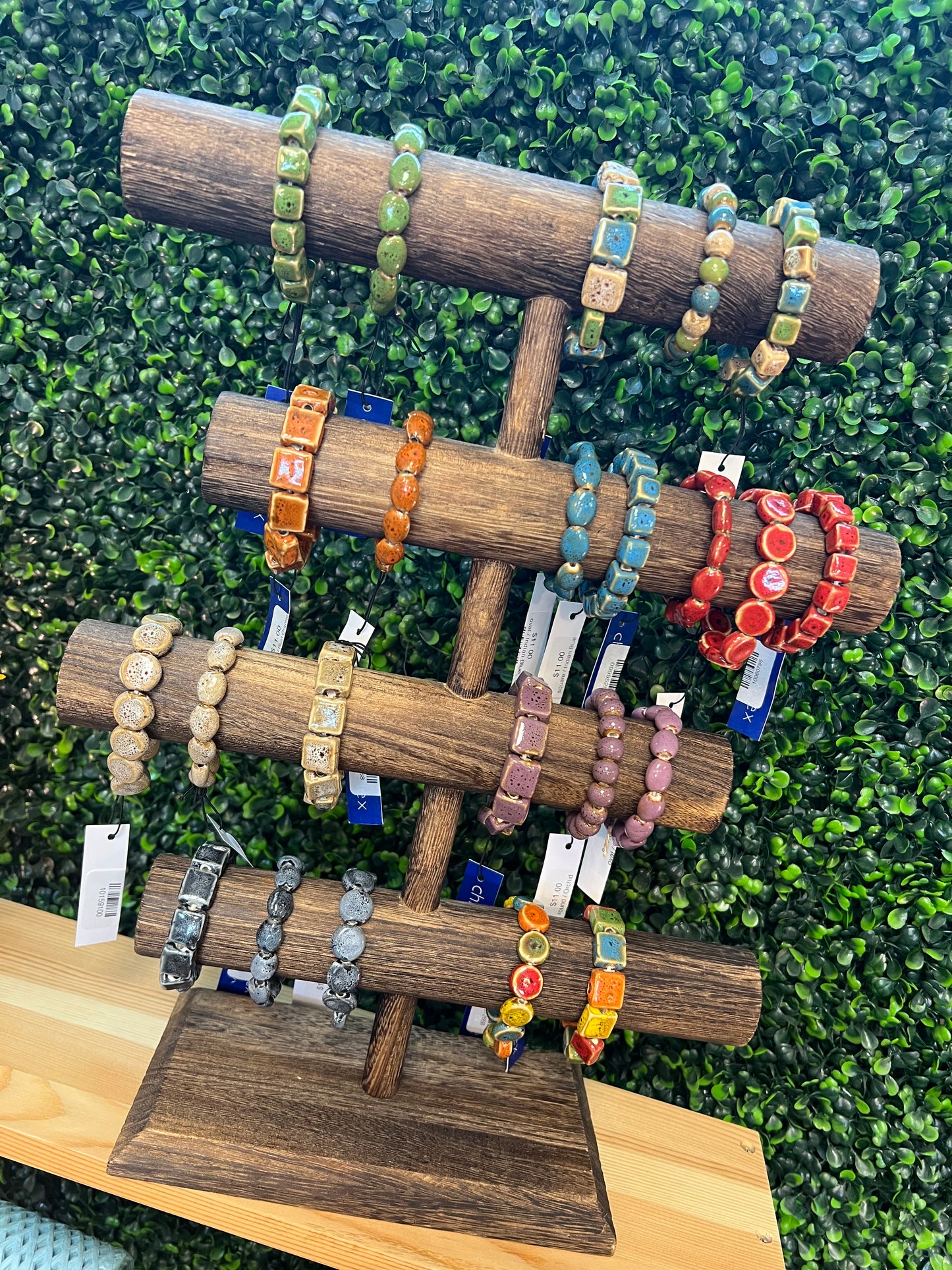 BOHO Clay Stretch Bracelets (multiple color options)