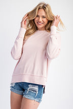 The Cora Pullover (Plus)(2 Colors)