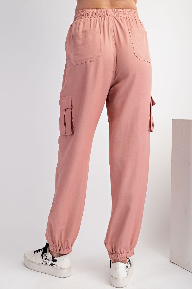 Silky Satin Cargo Pants (S-L)