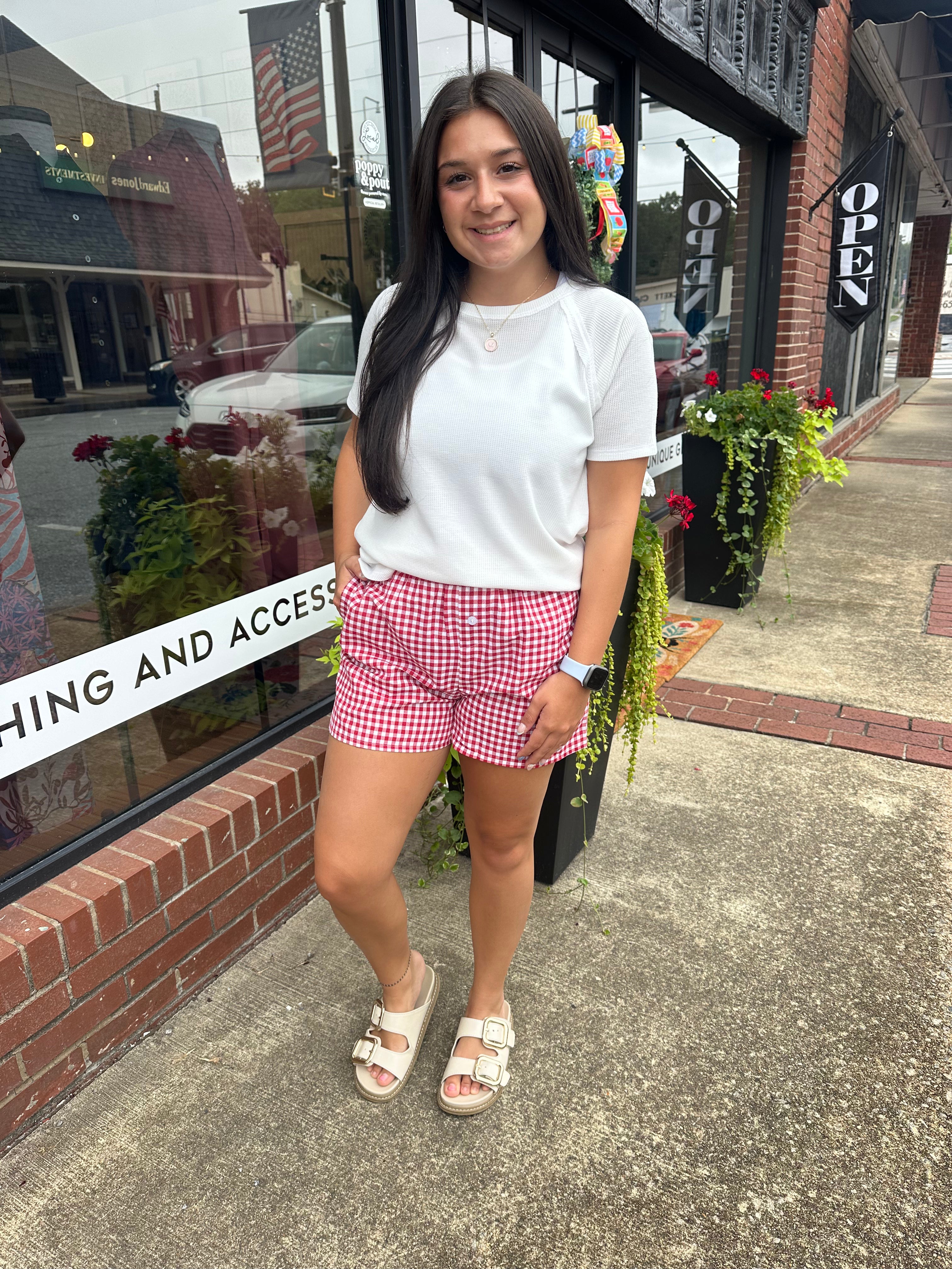 The Gingham Shorts (S-XL) (2 Colors)