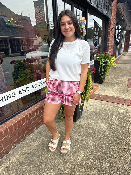 The Gingham Shorts (S-XL) (2 Colors)