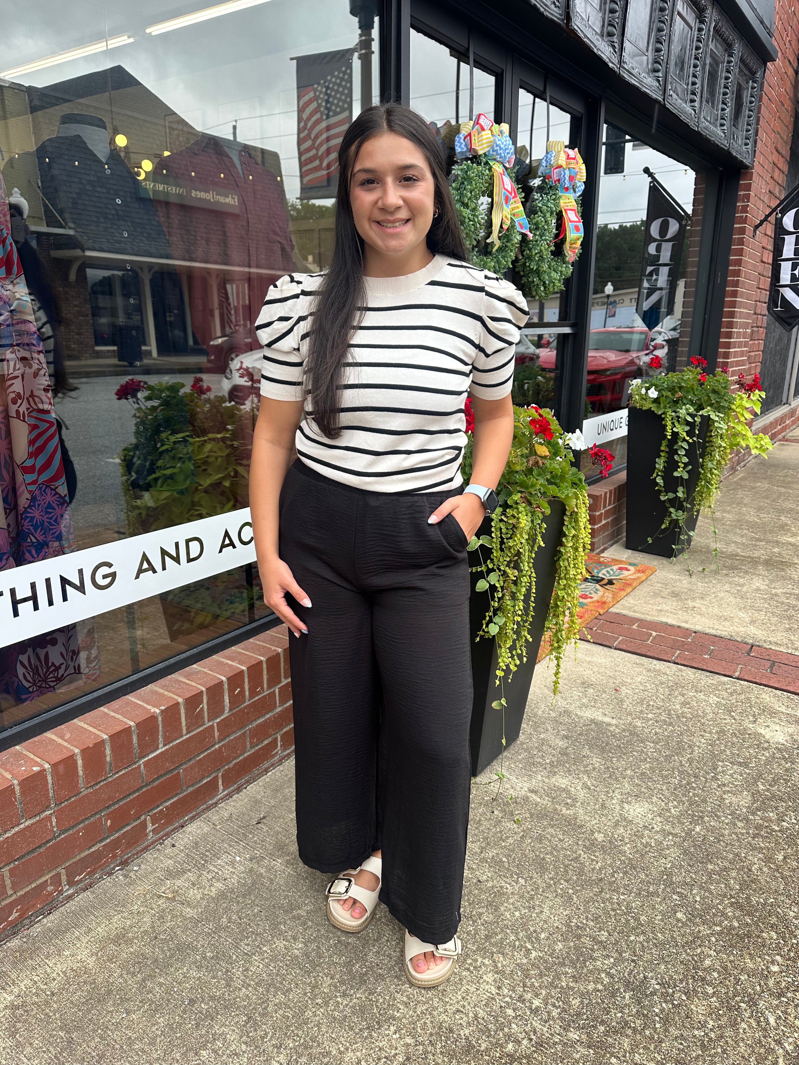 Everyday Stripe Top (M-XL)