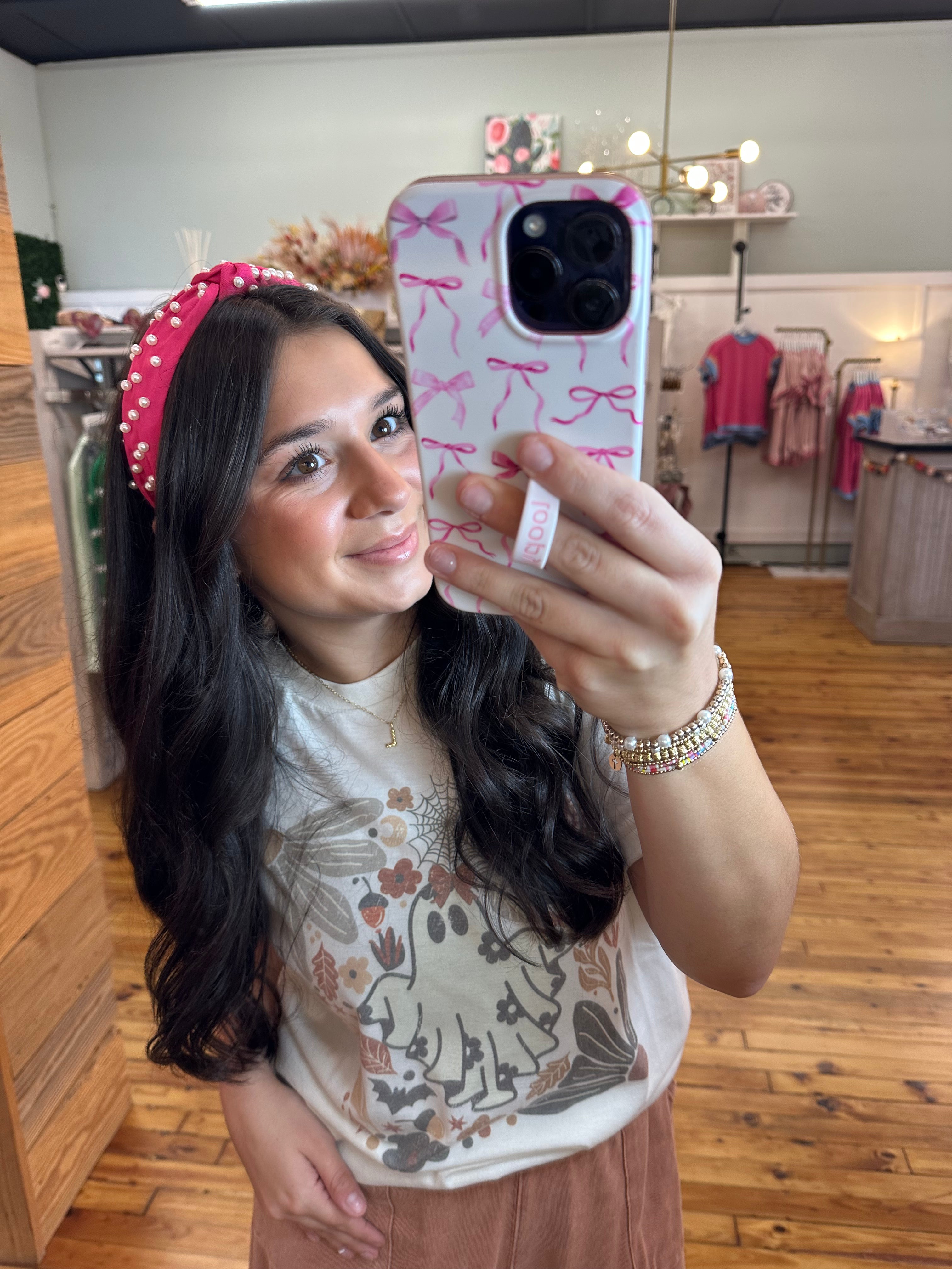 Pearl Beaded Knot Headbands (4 Colors)