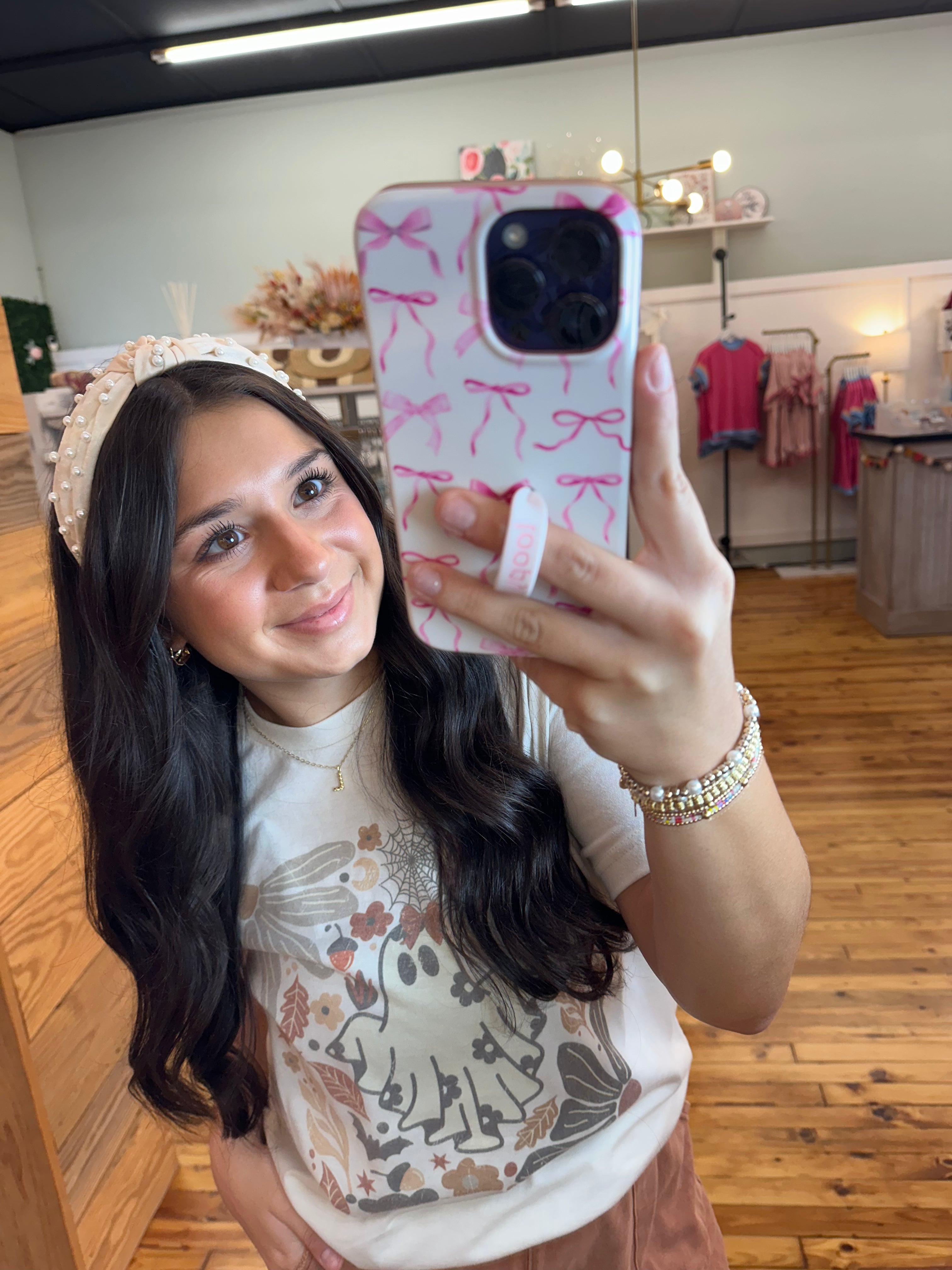 Pearl Beaded Knot Headbands (4 Colors)