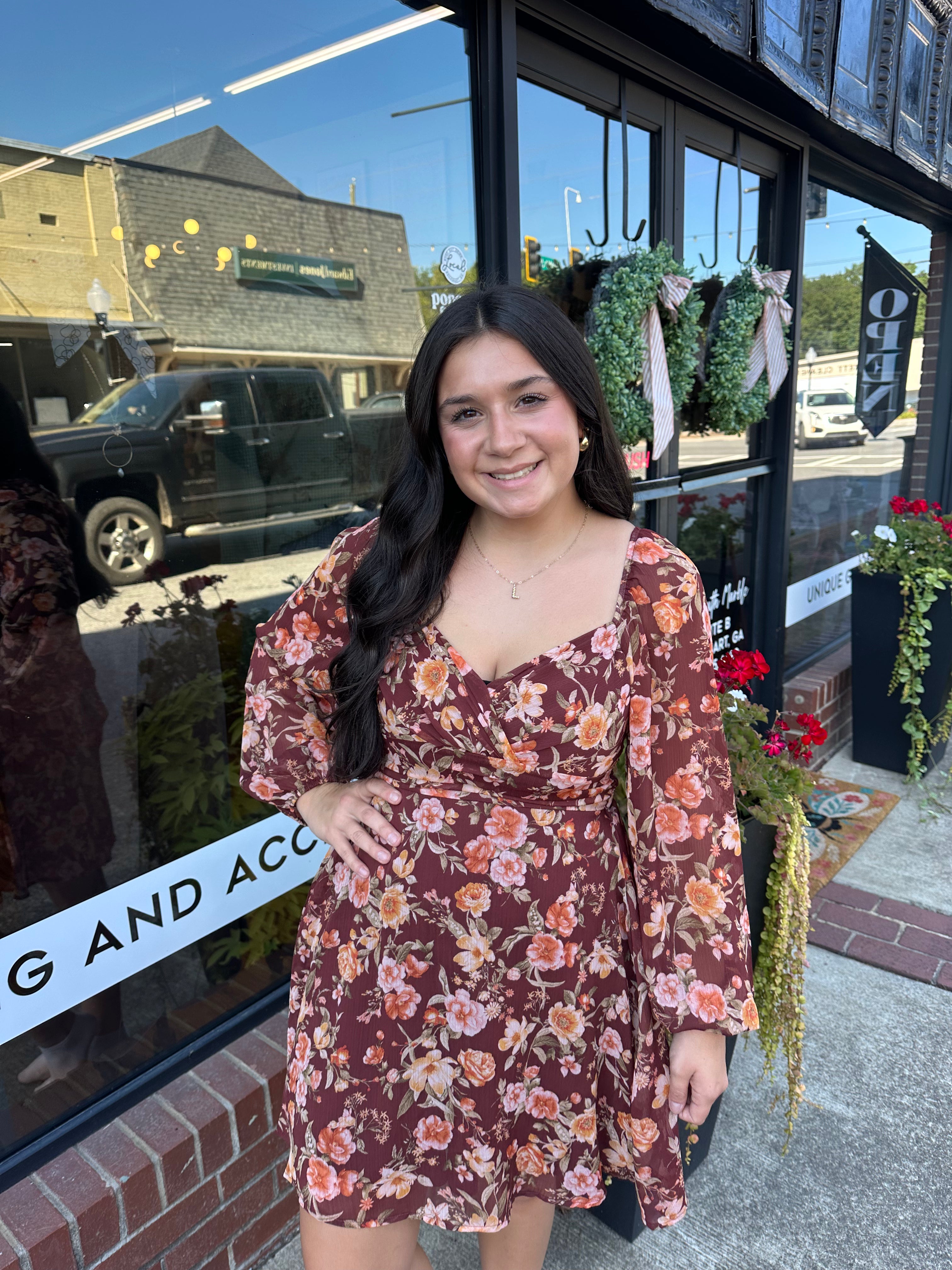 Fall Feels Sweetheart Dress (S-L)