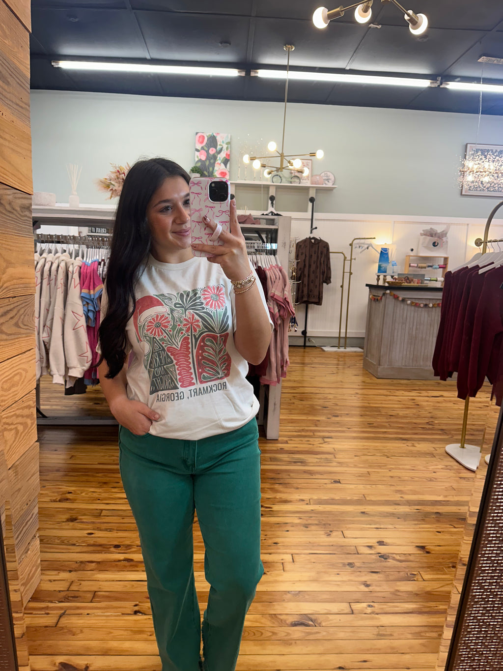 Boho Christmas Rockmart, GA Graphic Tee (S-3X)