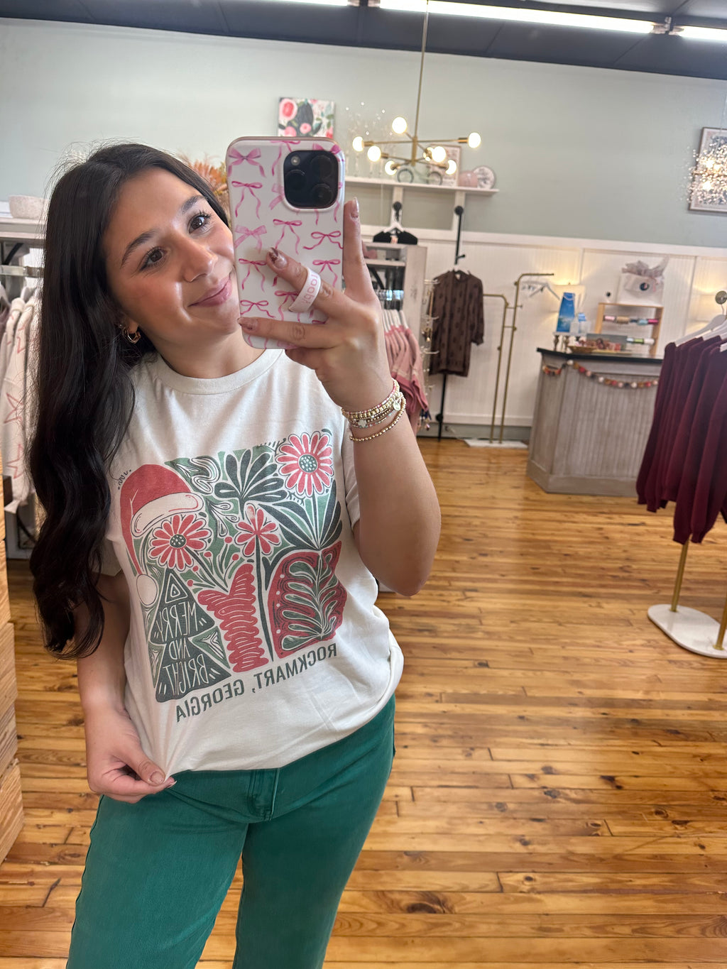 Boho Christmas Rockmart, GA Graphic Tee (S-3X)