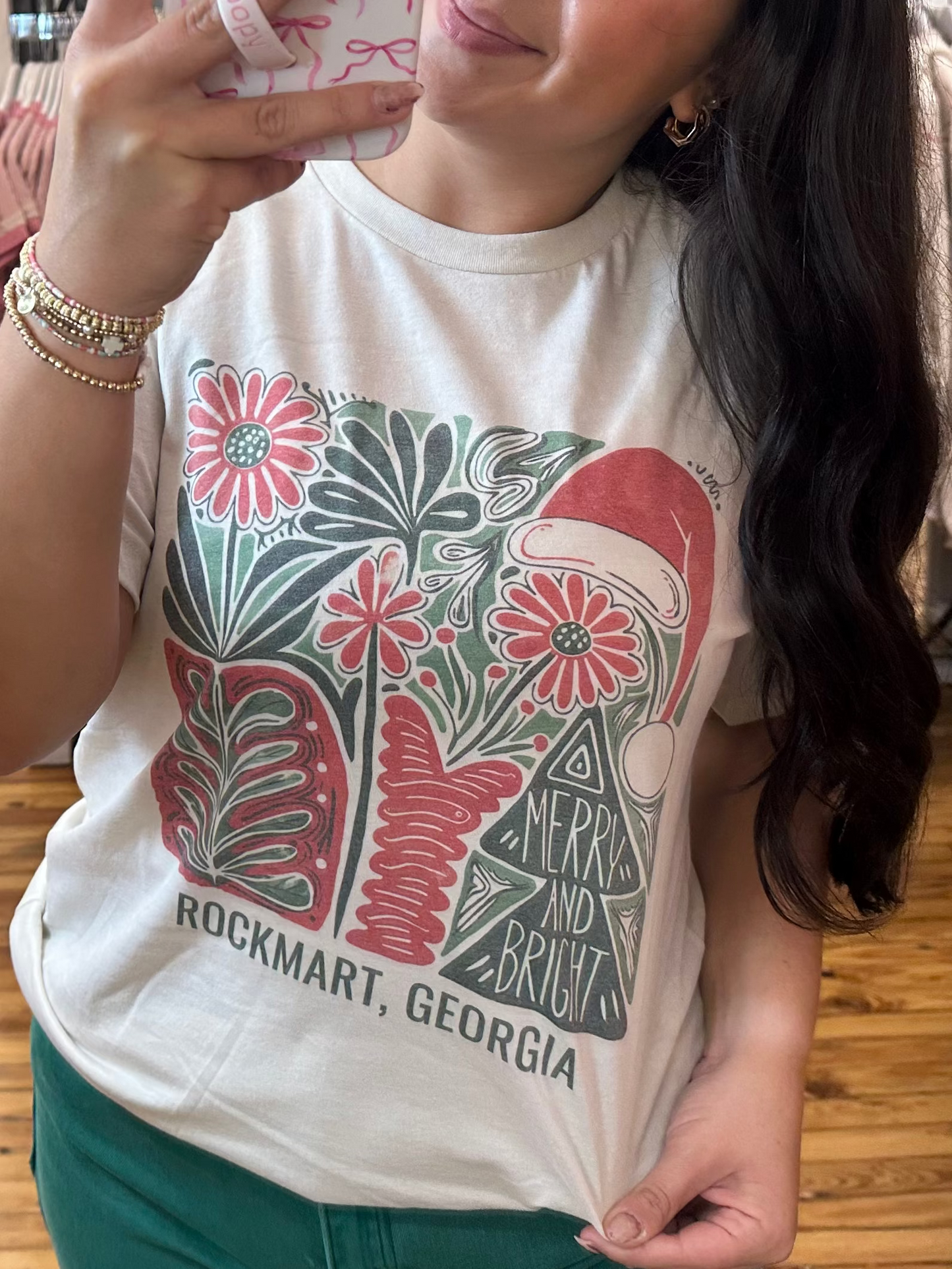 SALE! Boho Christmas Rockmart, GA Graphic Tee (S-3X)