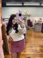 The Corduroy Washed Mini Skirt (S-L)