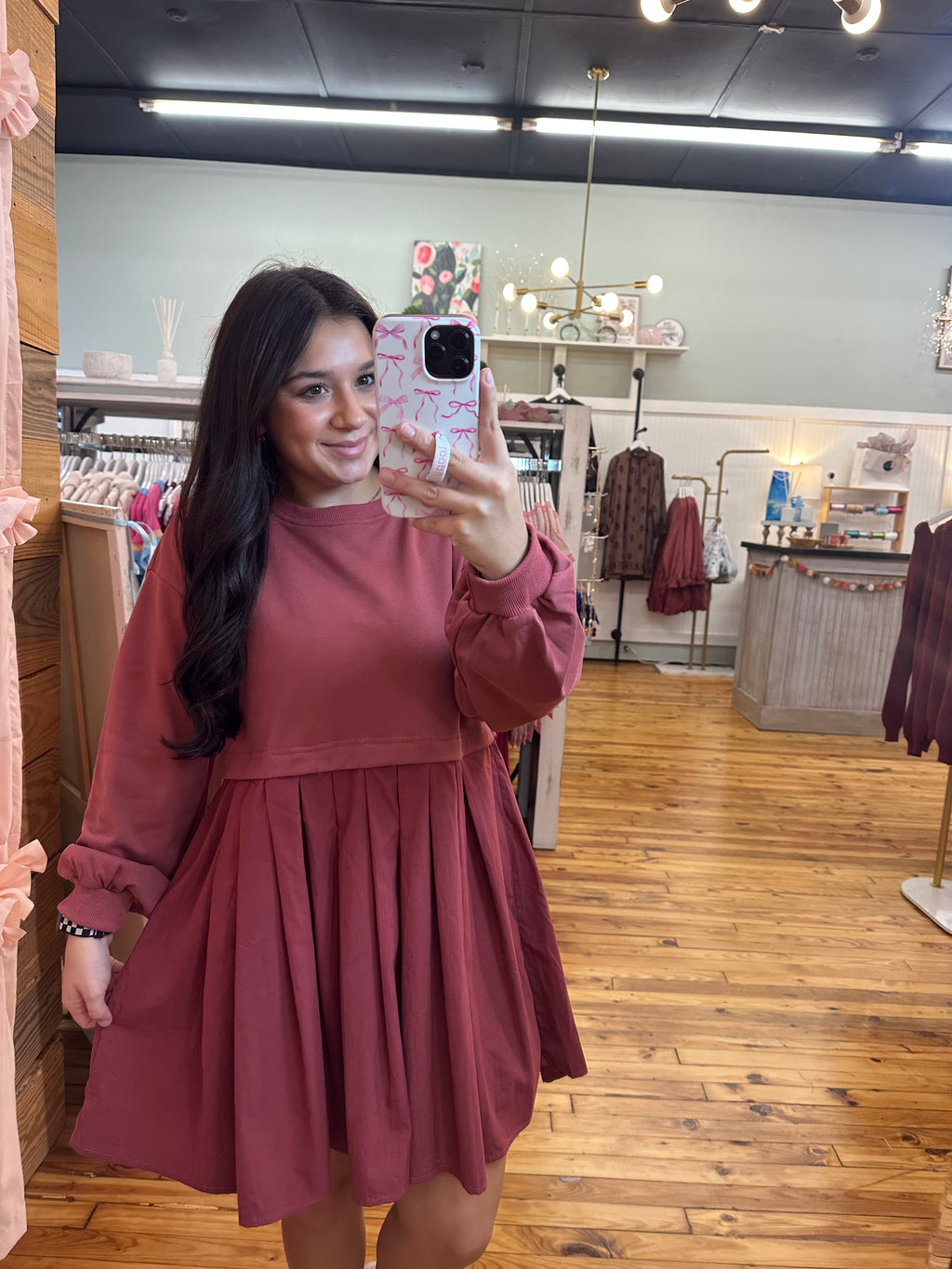 The Cabernet Grace Dress (S-L)