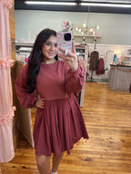 The Cabernet Grace Dress (S-L)