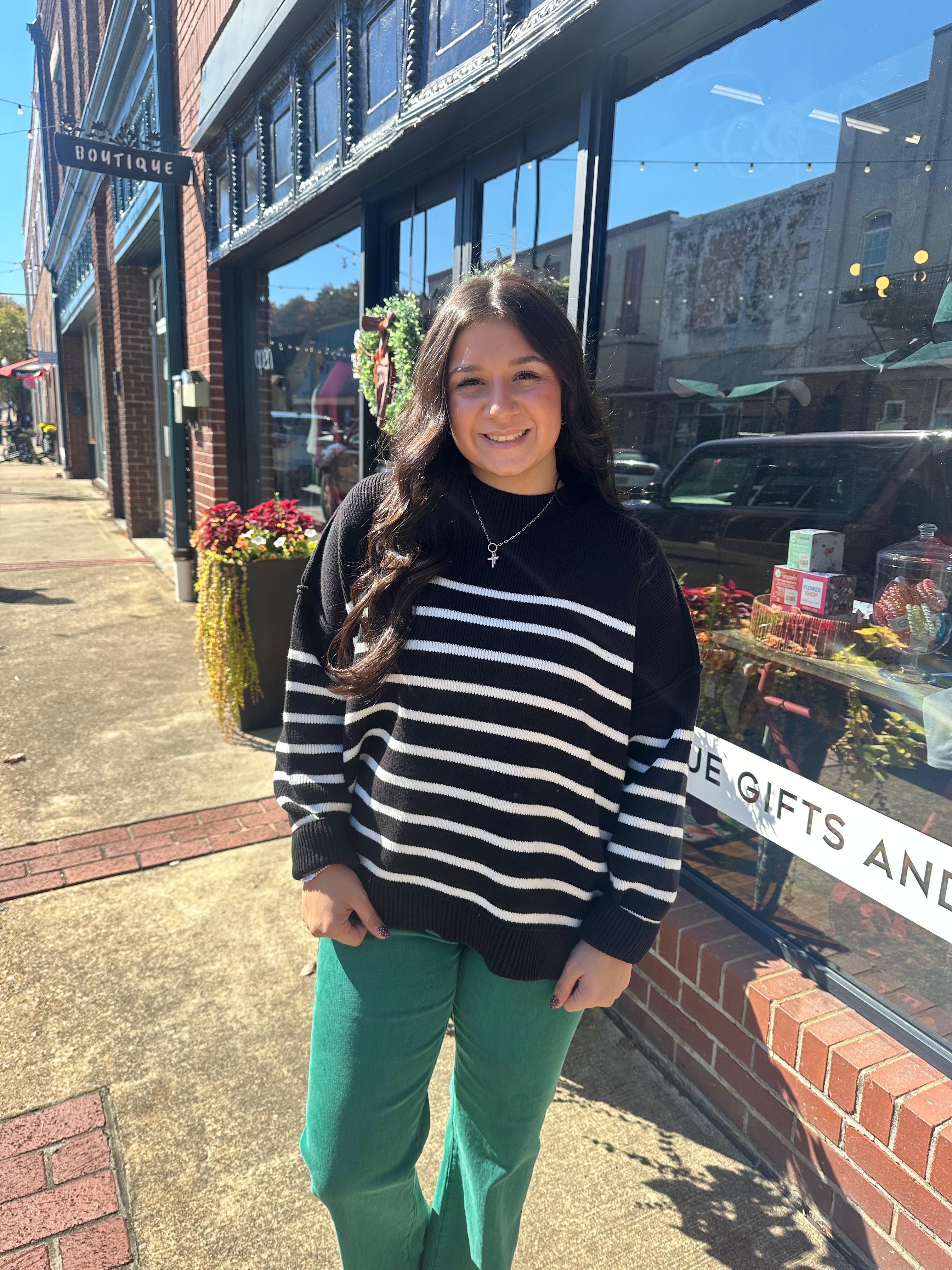 Cozy in Stripes (S/M or L/XL)