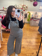 WASHED KNOT STRAP POCKETS JUMPSUIT (S-L)