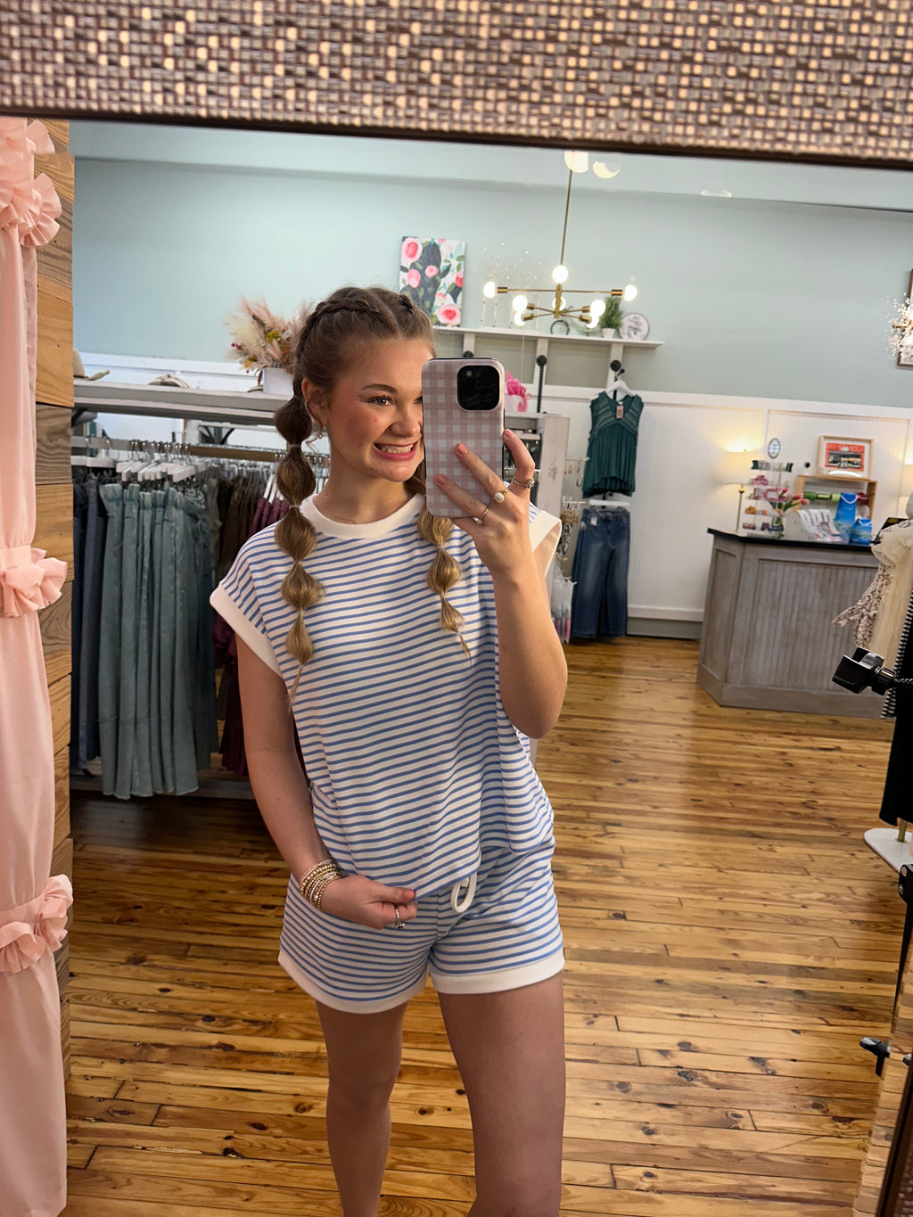 Spring Stripes Short Set (S-L)