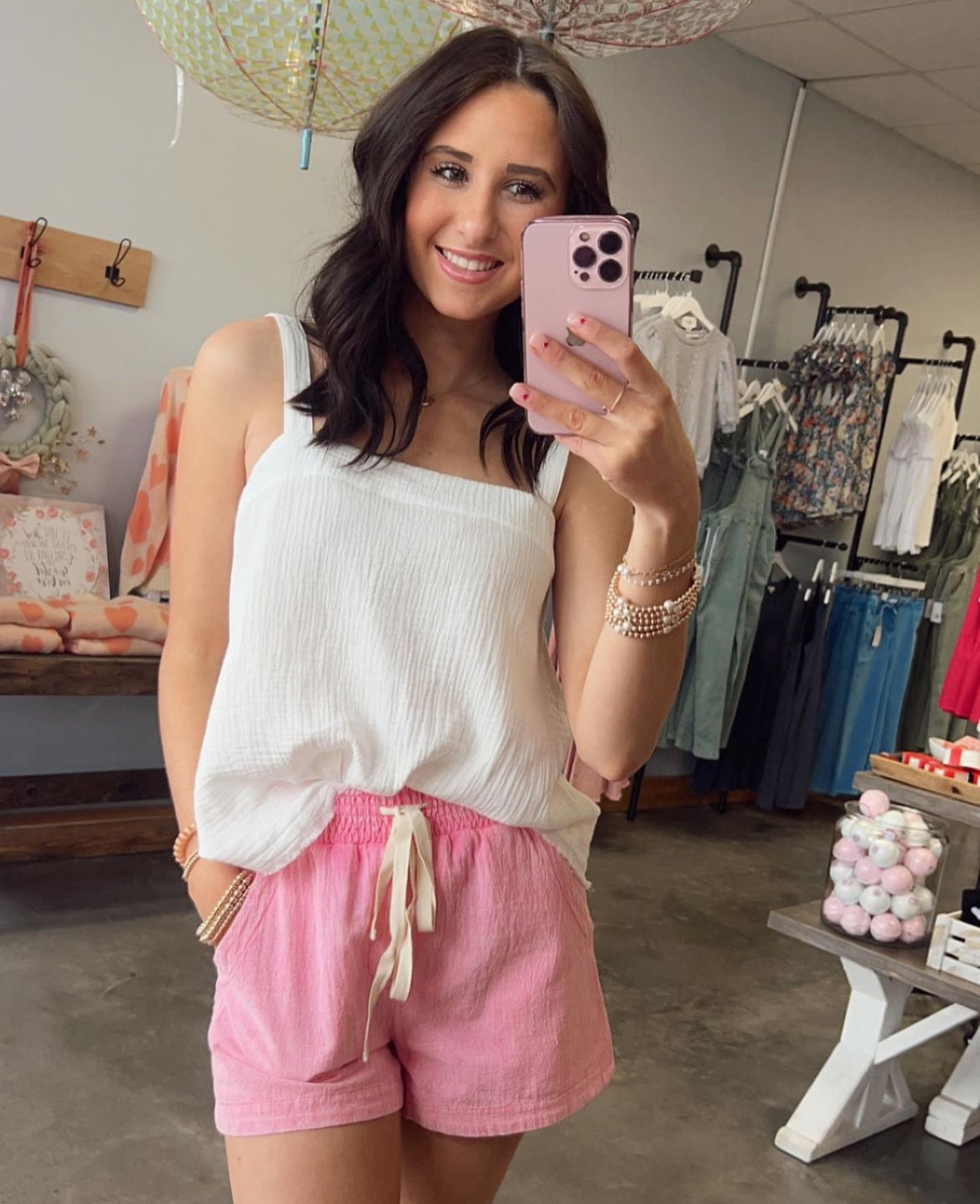 The Janie Pink Shorts (S-XL)