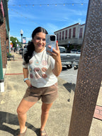 Acid Wash Drawstring Shorts  (S-L)(3 Colors)