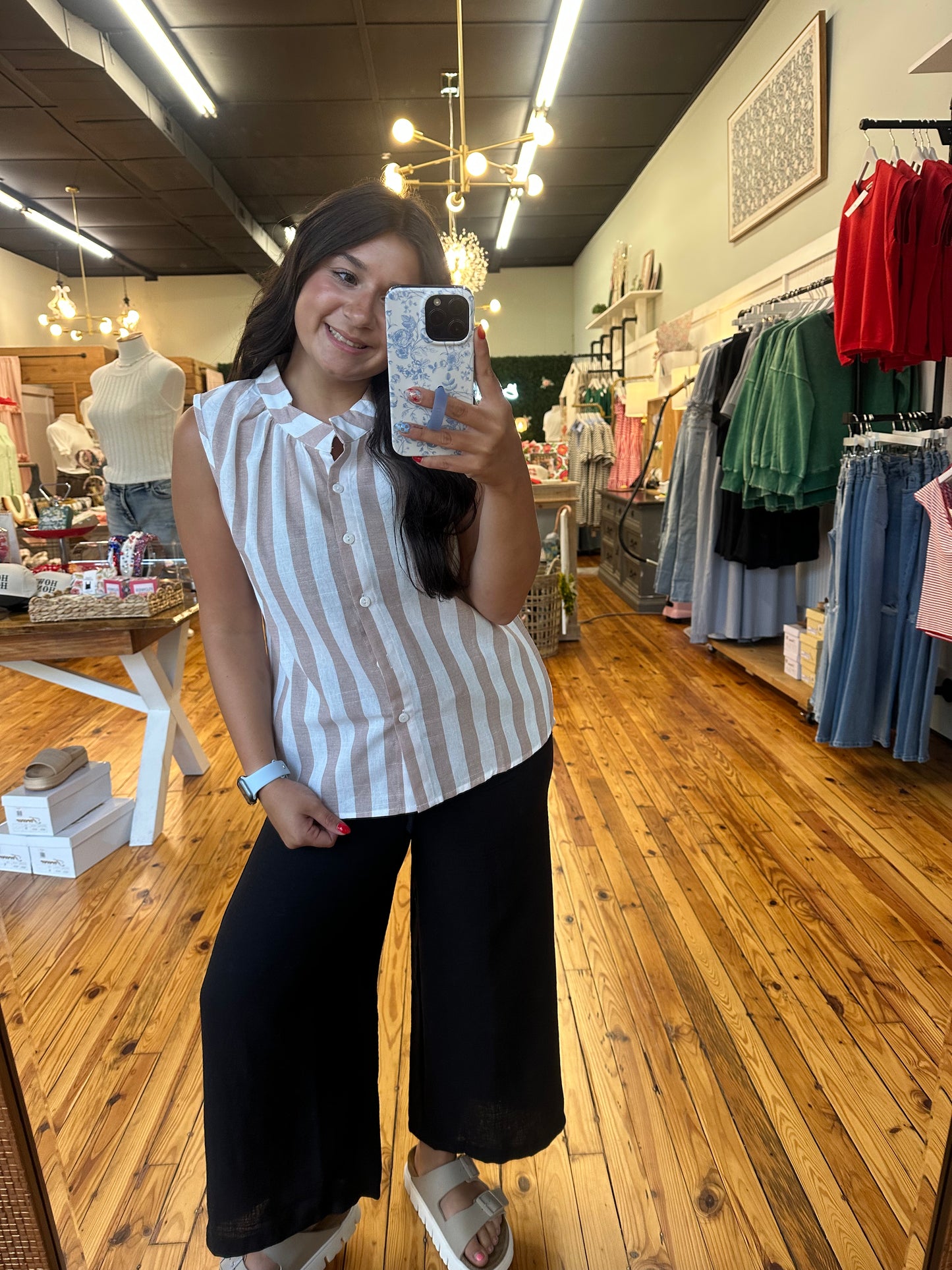 The Vanilla Stripped Top (S-XL)