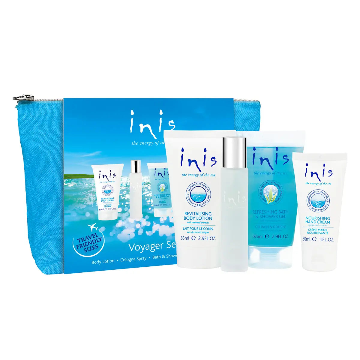 INIS Voyager Set (Perfume + Body Lotion + Shower Gel + Hand Cream)