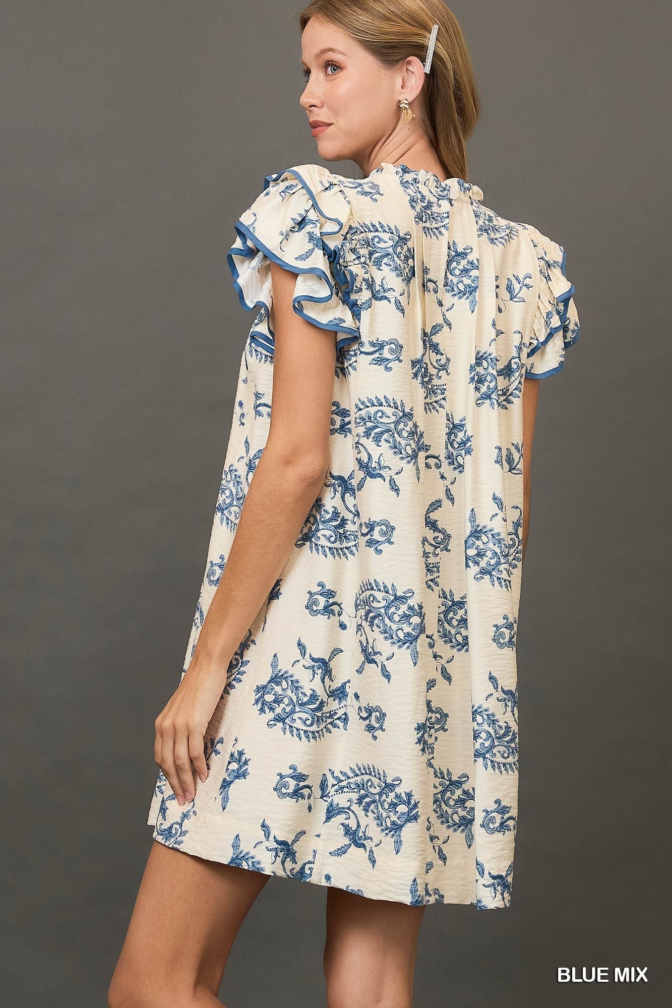 The Kennedy Paisley Print Dress (S-2X)