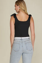 SALE! The Jamie Bow Tie Tank Body Suit (S-L)(2 Colors)