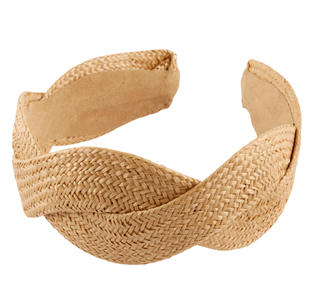 SALE!!Rattan Braided Headband (White or Natural)