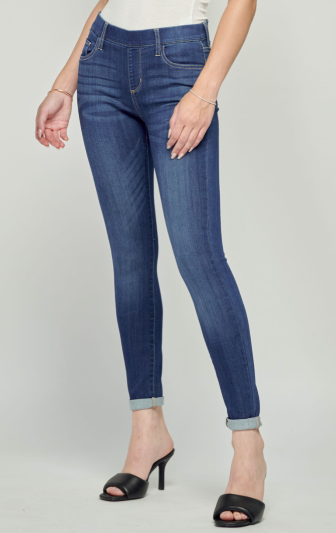 Cello- Pull On Cropped Skinny (S-3X)