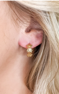 Colette Satin Gold Earrings