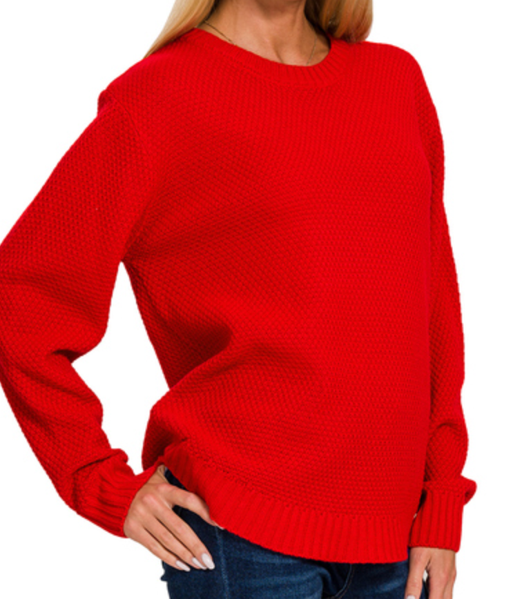 The Tisha Sweater (S-L)(3 COLORS)