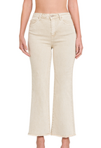 Acid Washed BOOTCUT Cropped Colored Pants (S-XL)(multiple color options)
